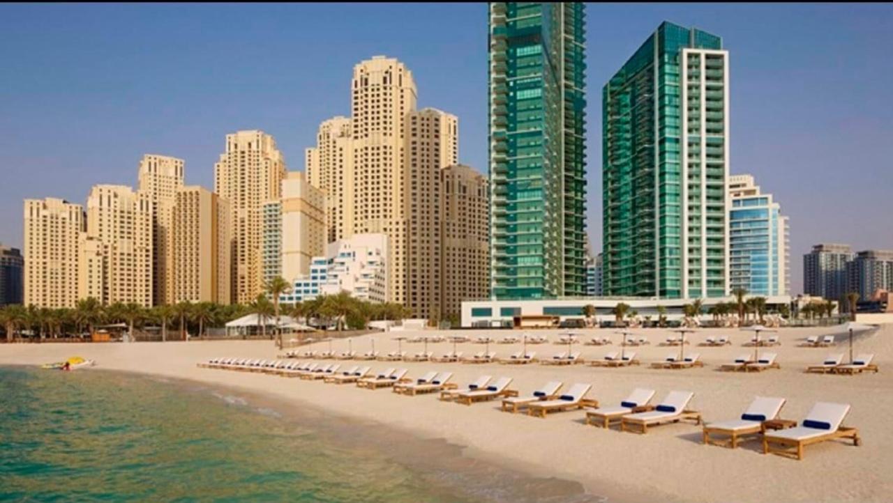 Stunning 5* 4Br-Oceanfront-Apartment Дубай Экстерьер фото