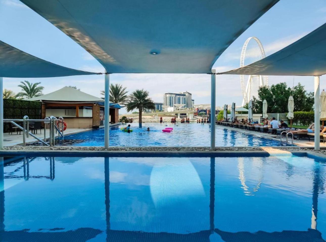 Stunning 5* 4Br-Oceanfront-Apartment Дубай Экстерьер фото