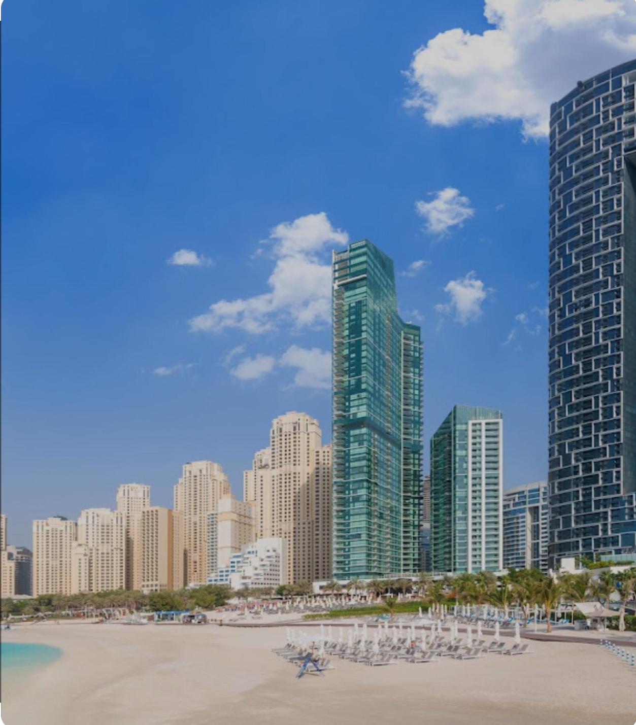 Stunning 5* 4Br-Oceanfront-Apartment Дубай Экстерьер фото