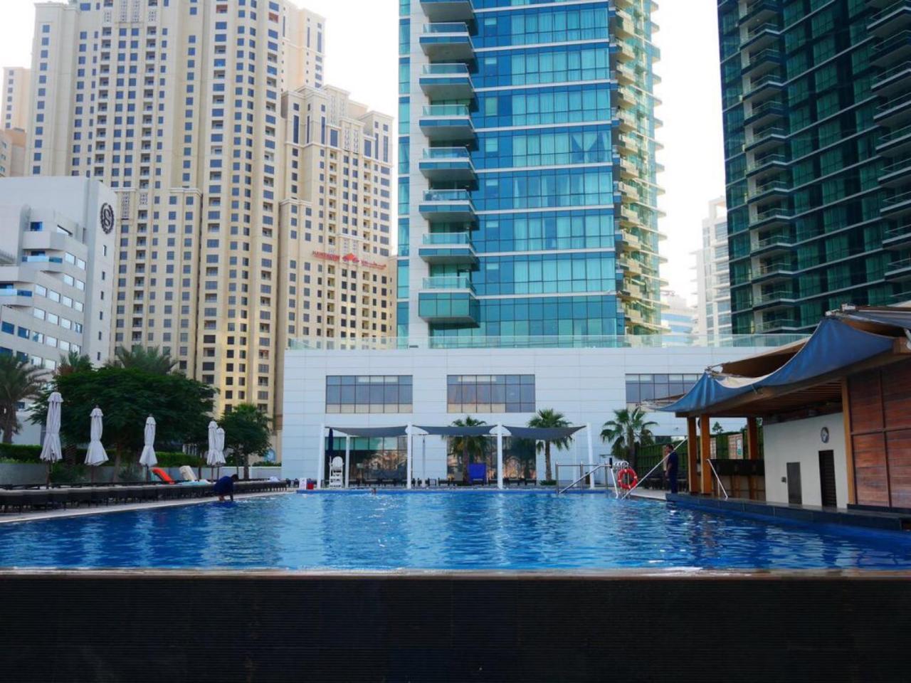 Stunning 5* 4Br-Oceanfront-Apartment Дубай Экстерьер фото